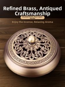 MONLEYTA | Safe Indoor Incense Burner for Sandalwood Agarwood Mosquito Coils
