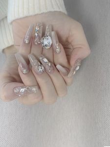 10 Cái Vòng Tay Đá Quý Hình Quả Trứng Vịt Lộn Trong Suốt Hình Elip Trang Trí Móng Tay Đá Quý Hình Dạng Khác Biệt Trang Trí Móng Tay