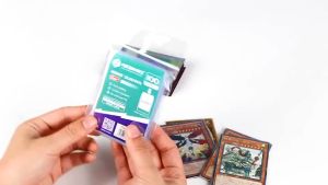 TCG Yugioh Card Sleeve 60.5x88mm Sarung Kad 100PCS | Card Protector For Vanguard 全哥游戏王卡套 HENWEI D36