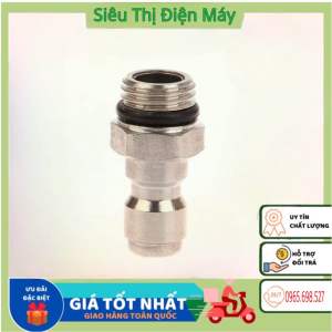 Bộ Khớp Nối Nhanh Ren 14mm Cho Máy Rửa Xe ( Khớp Nối Nhanh 1/4 )