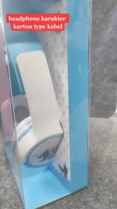 HGM-010 Headphone Karakter Kartun / Headset Kabel Cartoon / Headset Bando Motif Earphone Plus Mic