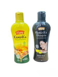 Happy Kemiriku Minyak Rambut / Happy kemiriku Shampo anti uban