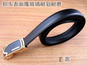 Womens Top Layer Cowhide Belt Fashionable Casual Alloy Buckle Waist Belt Leather Accessory for All Ages