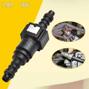 Quick Release Fuel Line Connector 7.89mm ID6 Automotive Hose Joint Male Female for Gas Diesel