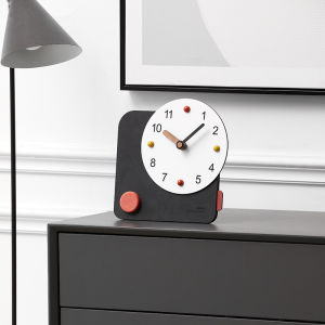 Tối Giản Bắc Âu Loạt Đồng hồ để bàn Hot Bán Nhà đơn giản cho phòng khách Và Thời Trang Đồng im lặng cổ điển sáng tạo trang trí đầy nghệ thuật 22x22cm