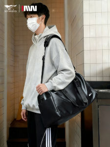 SEPTWOLVES | Leather Travel Sports Gym Bag