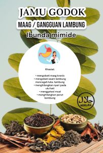 JAMU GODOK MAAG / GANGGUAN LAMBUNG ( isi 6 pack)