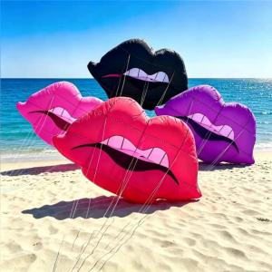 Lips kites Inflatable kites pendant soft kites nylon fabric giant kites for adults kites line parachute kite factory pipa linha