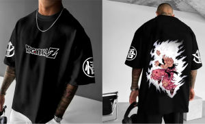 Dragon Ball Joint Mens T-shirt 2025 Summer New Animation Printing Loose Casual Japanese Harajuku Childrens Parent-child Top