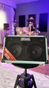 Coolmusic BP40D Guitar & Drum Amp แอมป์กีตาร์ แอมป์กลองไฟฟ้า 80 วัตต์ เสียบอุปกรณ์ได้ 2 ตัว/เสียบไมค์ได้ 2 ตัว ต่อบูลทูธได้ สเปคเทียบเท่า Boss Cube Street ** ประกัน 1 ปี **