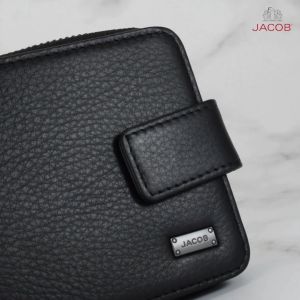 JACOB กระเป๋าสตา 22435 ชาย รุ่น สีของ กระเป๋าสตางค์ชาย ชุดขนาด 44 ซิปรอบ กระเป๋านอนนท์