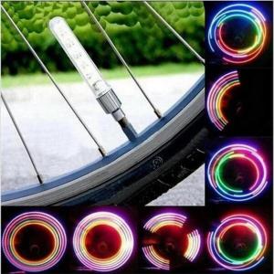 1 Pcs Colorful Bike Wheel Spoke Light Waterproof MTB Balance Bicycle Light LED Tyre Tire Flash Lights Warning Cycling Lamp