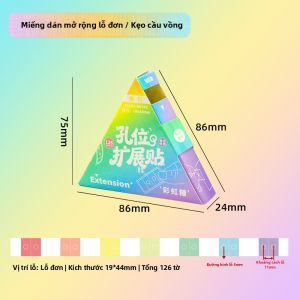 XIEJIAN | Nhãn Chỉ Dẫn Có Keo Dán Tự Dính Củng Cố Lỗ Giấy Sắp Xếp Hình Vòng