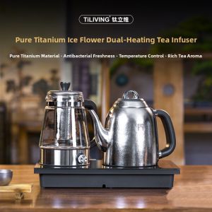 Ti Living | Pure Titanium Automatic Water Supply Tea Kettle