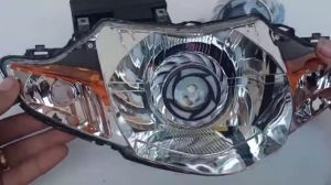 Lampu Projie Projector Mini LED Depan Utama Motor 2.5inch Universal Model AES Promo Discount