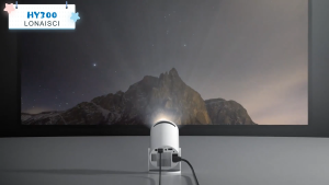 【Pocainoe】Xiaomi HY300 โปรเจคเตอร์ 4K WiFi/5G Android 11.0 รองรับการเชื่อมต่อ Bluetooth 1080P Projector สำหรับการมิเรอร์โทรศัพท์มือถือ Android/iOS อินเทอร์เฟซ HDMI/USB