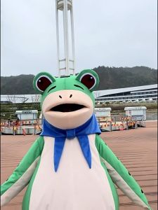 ชุดกบ ชุดเครื่องแต่งกายตุ๊กตากบ สําหรับวัยรุ่น และผู้ใหญ่ ตุ๊กตากบที่เป่าอากาศ ชุดเป่าลม cosplay