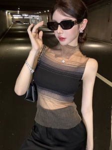 Pink Color Block Slim Fit T-Shirt Womens Subtle Design Retro Hong Kong Style Short Sleeve Polyester Blend Sweat Absorbing