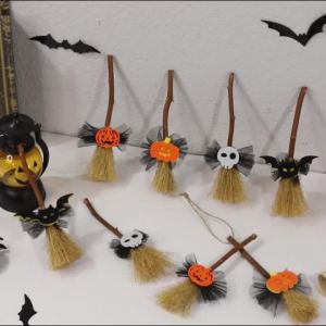 Bandai | Halloween Phù Thủy Chổi Cosplay Chống Đỡ Cây Chổi Ma Thuật Cho Trang Phục Hóa Trang Phụ Kiện Trang Trí Cảnh Bố Trí Cho Người Lớn