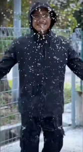 TOMITANY Outdoor Hiking Raincoat Waterproof Lightweight Jacket Autumn Casual Mens Hooded Jacket