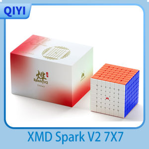 JudyCube Qiyi XMD Spark V2 7x7 Khối Lập Phương Tốc Độ Từ Tính Chuyên Nghiệp Không Cần Dán Nhãn Đồ Chơi Giảm Căng Thẳng Khối Lập Phương Từ Tính Dành Cho Mọi Lứa Tuổi