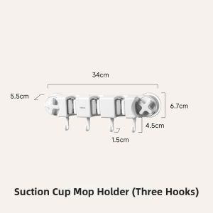 FaSoLa | No-Drill Adhesive Storage Rack Wall Mount