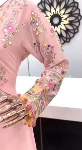 [PRE-ORDER] Size M To 2XL Party Wear Faux Georgette Kurti with Palazzo and Dupatta Set~ Delivery Lead Time : 10 days