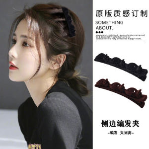 Womens Short Hair Styling Hair Clips Side Bangs Bun Maker Hair Accessories Autumn Winter Fragrant Fragments Hairpin