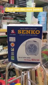 Quạt bàn mini Senko BD230 công suất 28W thiết kế nhỏ gọn nhiều màu sắc - Hàng chính hãng