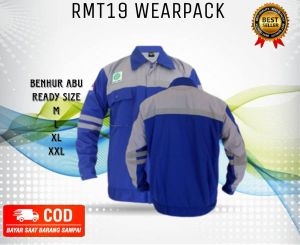wearpack safety K3 Lengan panjang murah baju kantor pabrik bengkel proyek