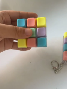 Decompression Cube Keyboard Creative Bag Pendant for Adults Antistress Toys Finger Keyboard Games Keychain Bag Accessories