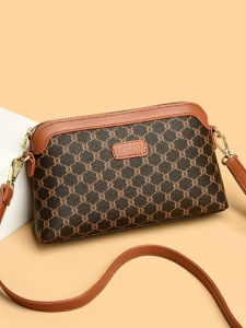 Fashionable Shoulder Crossbody Bag for Middle-Aged Mothers And Elderly Wives Soft PVC Material Casual Leisure Style Small Size