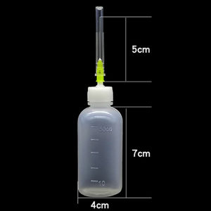 3 Chai PE Trong Suốt 50ml Có Kim Tiêm Dùng Cho Vật Liệu Hàn Rosin Keo Hàn Vật Tư Hàn