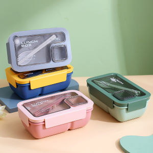 Microwave-safe Portable Meal Box For Students And Office Workers