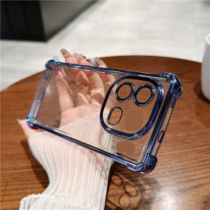 Vivo iQOO Neo8 Phone Case Transparent Silicone Anti-Fall Bubble Design Couple Style Mens Soft Shell Full Lens Protection