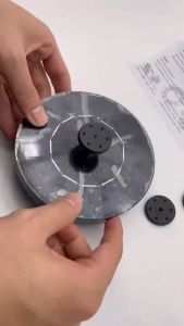 น้ำพุโซล่าเซลล์ 13-16 см แถมฟรี หัว 6 หัว น้ำพู 6 ล้าม น้ำพู ตกแต่งสวน รุ่นทรงกลม น้ำพู ปั๊มน้ำพู ตกแต่งสวน รุ่นทรงกลม solar fountain