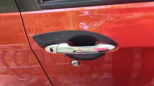 4PC Perodua Axia Car Door Handle Cover 3D Carbon Black Door Handle Inner Bowl Trim Protector Car Accessories Door Handle Guard Sticker Anti Scratch Anti Collision Protections Cover Pintu Pemegang Kereta Axia 2014-2022