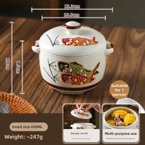 TINY HOME | Chinese Ceramic Steamer Pot for Home Use 2 Servings
