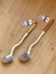 Bàn Chải Vệ Sinh Hình Chữ S Thiết Kế Cán Gỗ Thật Không Có Góc Chết Khe Hở Bụi Bẩn Một Bàn Chải Làm Sạch Phòng Tắm Bàn Chải Vệ Sinh Nhà Vệ Sinh Dụng Cụ Vệ Sinh Cá Nhân Tại Nhà