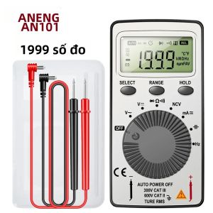 ANENG | Máy Đo Vạn Năng Kỹ Thuật Số Mini ANENG AN101 4000 Số Đo Với Chức Năng Dò Điện Không Tiếp Xúc Giữ Dữ Liệu Và Tự Động Tắt Nguồn Dành Cho Bảo Trì Điện Tử Chất Liệu ABS