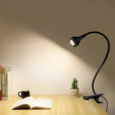 Đèn Bàn LED USB 5V Có Kẹp Đèn Ngủ Để Bàn Phòng Ngủ Kiểu Dáng Hiện Đại Chất Liệu Sắt Đèn Đọc Sách Đèn Ngủ Trang Trí Phòng
