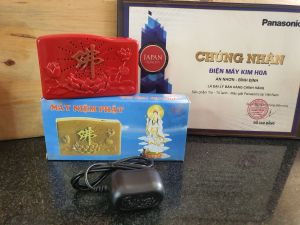 Máy tụng kinh 10 bài để bàn thờ - 10cm. Đài niệm phật 10 bài. Dùng pin + dây sạc
