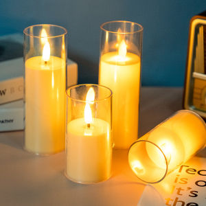 LED Flameless Flickering Candle Lights Battery Powered Electronic Tea Lights