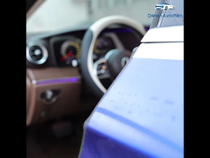 GEELY Ultra-Thin Leather For Gelly Car Steering Wheel Cover 38cm Breathable Sweat-Absorbent Anti-Skid For Coolray Okavango Azkarra Emgrand Accessories