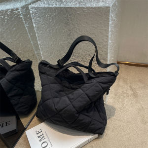 Multi-Functional Large Capacity Cotton Insert Crossbody Bag Lightweight Soft Handheld Bag for Outdoor Use Single Shoulder Bag