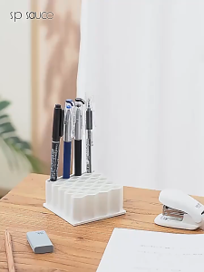 Wave Silicone Large-Capacity Pencil Holder Makeup Brush Holder Saves Space Office Home Finishing