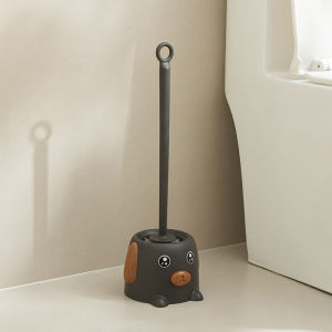 Home Long Handle Flexible Toilet Brush With Base