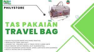 Tas Pakaian Besar Bepergian Travel Bag Batik Tas Jinjing  Tas Mudik Shopping Bag Tas Selempang Tas Baju Tas Jalan Jalan Pria Wanita