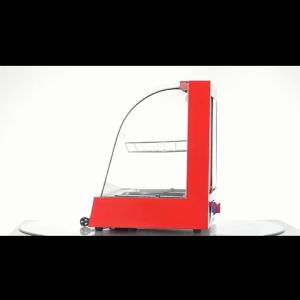 Heavy Duty Curve Glass Showcase Display Electric Food Warmer: 2 Layers and 3 Layers