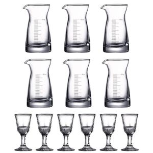  YYBAIO | Chinese Style Glass Wine Set Graduation Measurer